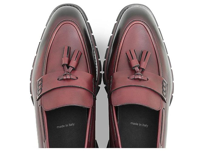 Mocassins de couro Louis Vuitton Marrom - vista 13