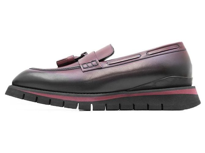 Mocassins de couro Louis Vuitton Marrom - vista 4