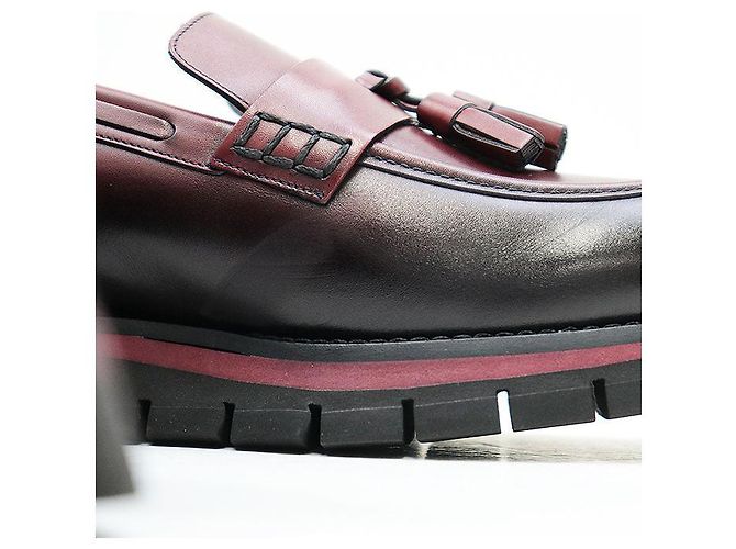 Mocassins de couro Louis Vuitton Marrom - vista 5