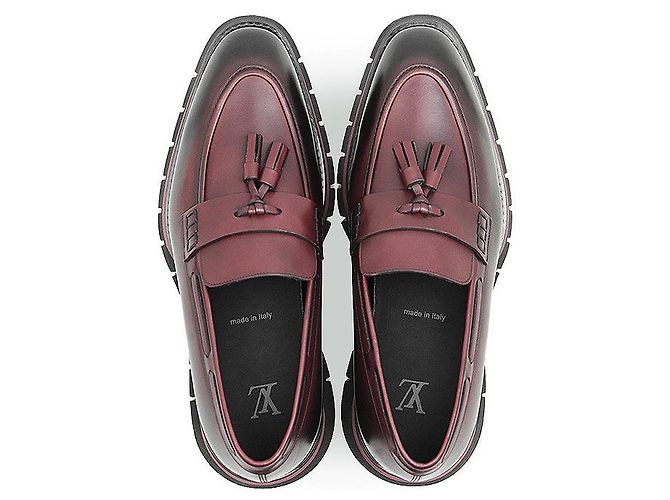 Mocassins de couro Louis Vuitton Marrom - vista 8