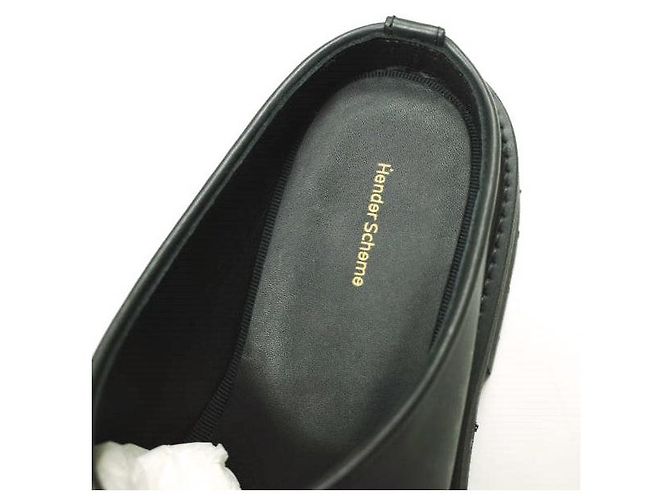 Autre Marque Commando Mule aus Rindsleder Hender Scheme Schwarz - Ansicht 8