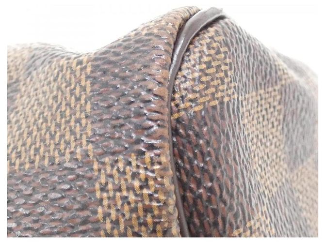 Borsa Boston Speedy Damier Louis Vuitton Marrone - vista 2