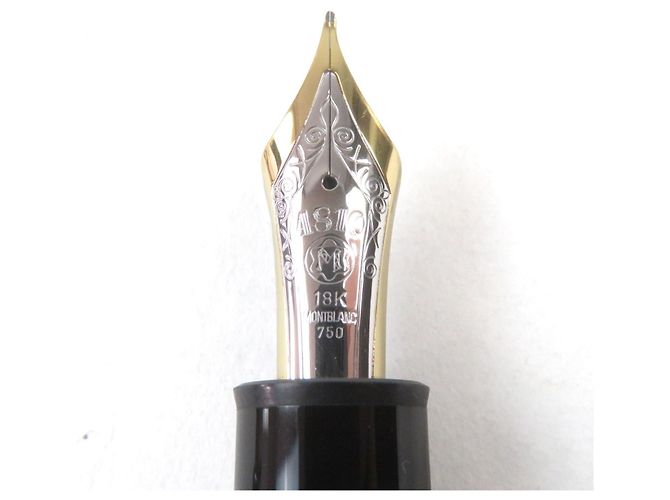 Pluma Montblanc Meisterstück Au750 Negro - vista 6