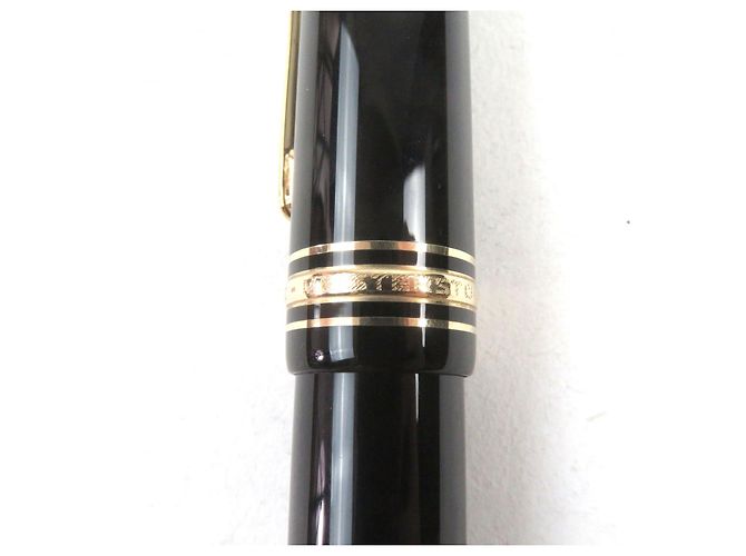 Pluma Montblanc Meisterstück Au750 Negro - vista 9