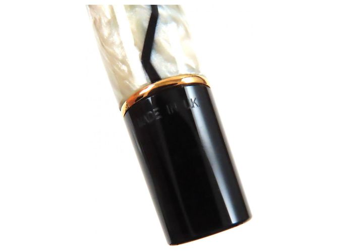 Autre Marque Pluma Parker Duo Field Centennial Au750 Negro Blanco Dorado - vista 9