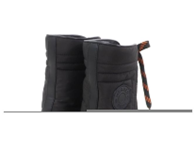 Botas Cortas Hermès de Cuero de Ternera Negro - vista 3