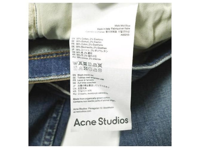 Pantalones de denim azul medio Melk de Acne Studios - vista 12