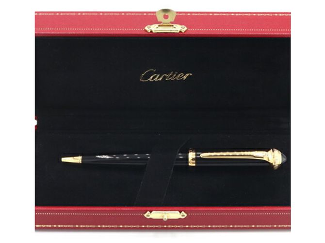 Penna a sfera Cartier R OP000210 Nero D'oro - vista 5