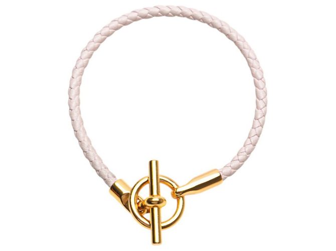 Pulsera Charm Grennan Hermès Rosa Dorado - vista 2
