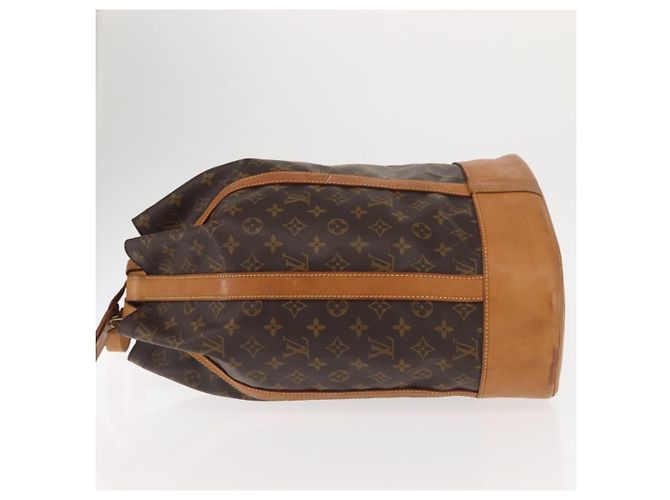 Zaino Randonnee Monogram in Canvas GM Louis Vuitton Marrone - vista 4