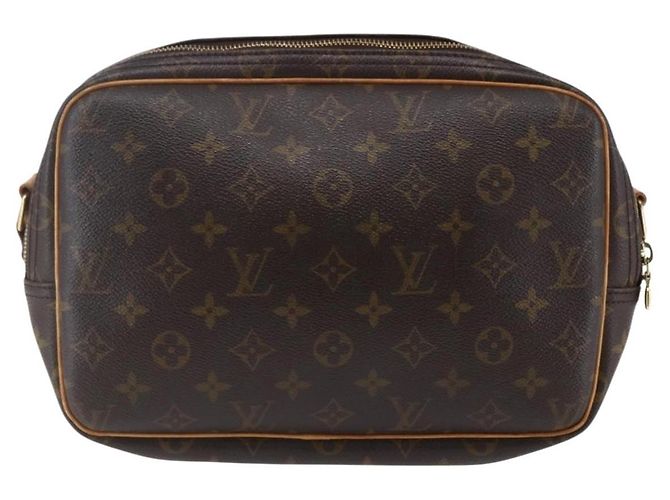 Borsa Reporter Louis Vuitton in tela Monogram PM Marrone - vista 2