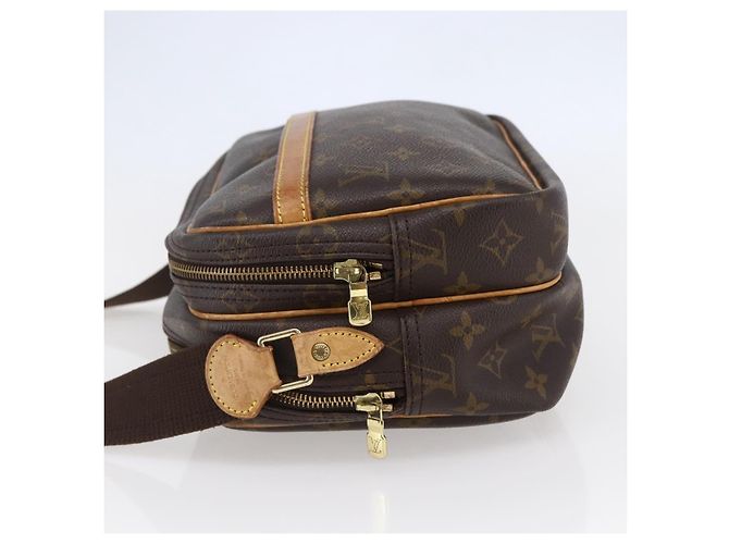 Borsa Reporter Louis Vuitton in tela Monogram PM Marrone - vista 3
