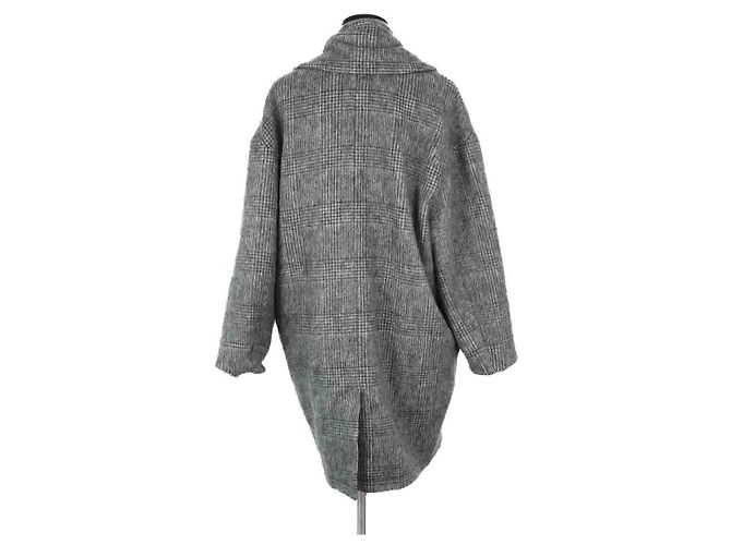 Iro Grey wool coat - view 4