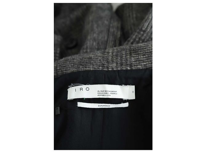 Iro Grey wool coat - view 5
