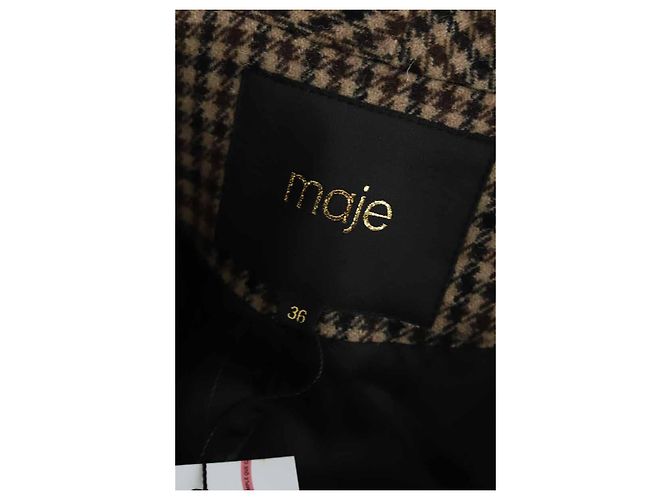 Maje Braune Wolljacke - Ansicht 5