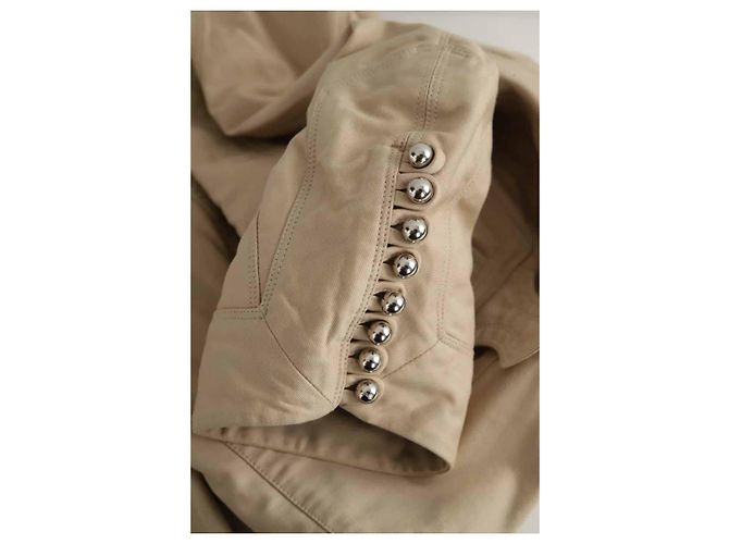 Louis Vuitton Vestido de algodón beige - vista 6