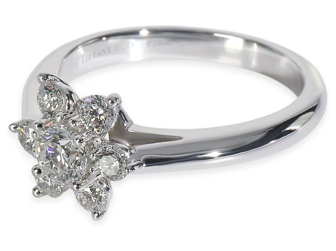 Platin-Diamant-Blumenring Tiffany & Co. - Ansicht 3