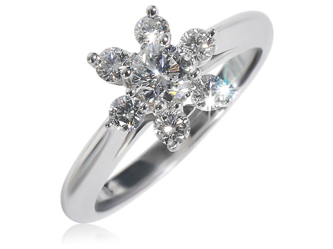 Platin-Diamant-Blumenring Tiffany & Co. - Ansicht 5