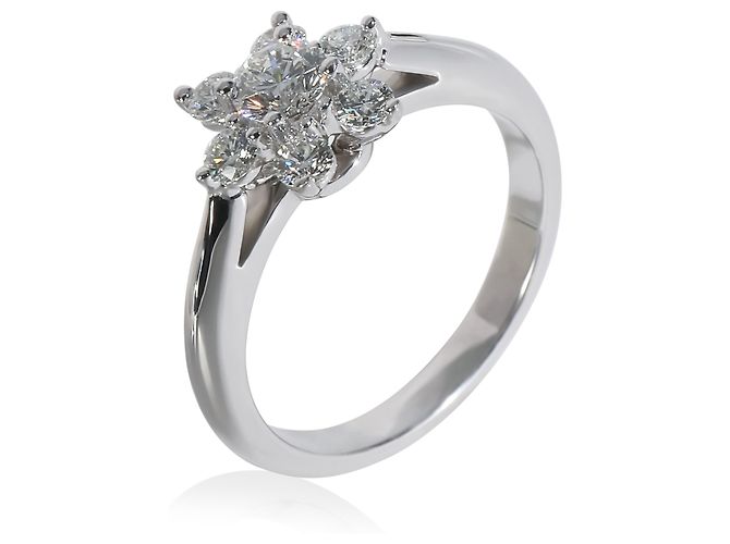 Platin-Diamant-Blumenring Tiffany & Co. - Ansicht 7