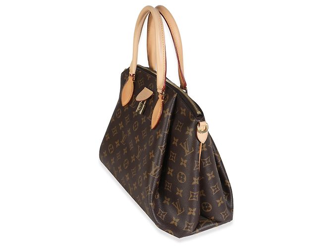 Borsa Rivoli MM NM in tela Monogram Louis Vuitton Marrone - vista 3