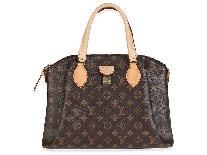 Borsa Rivoli MM NM in tela Monogram Louis Vuitton Marrone - vista 7