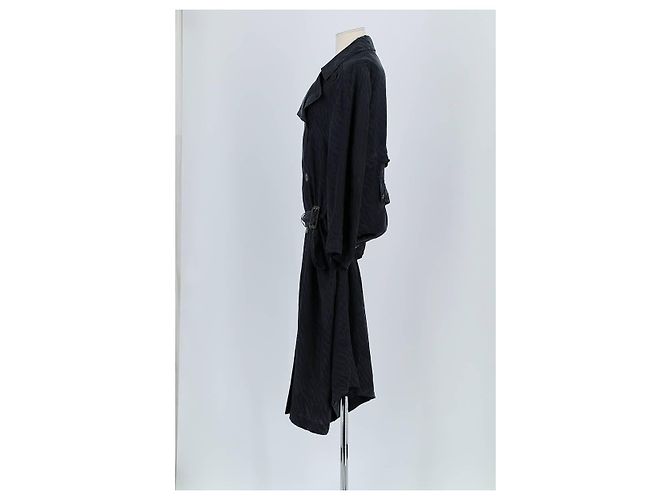 Valentino Trench coat de algodón negro - vista 5