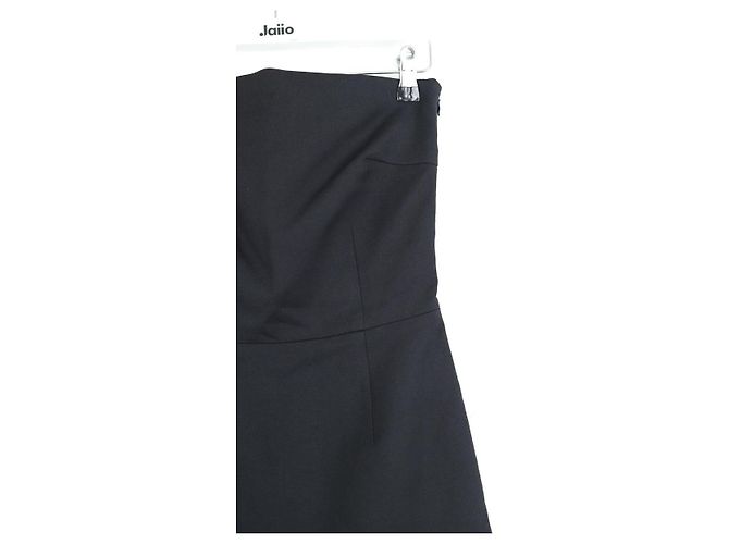 Balenciaga Schwarzes Wollkleid - Ansicht 2