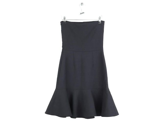 Balenciaga Schwarzes Wollkleid - Ansicht 3