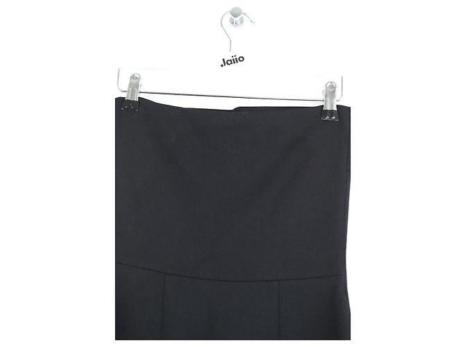 Balenciaga Schwarzes Wollkleid - Ansicht 4