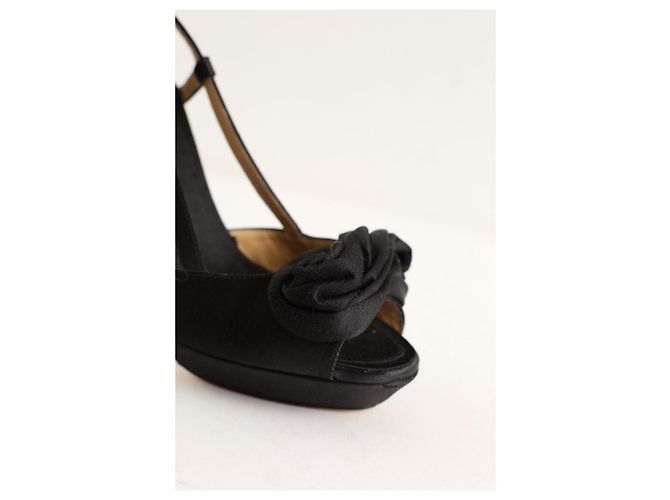 Elie Saab Tacchi in scamosciato neri Nero - vista 2