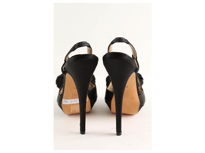 Elie Saab Tacchi in scamosciato neri Nero - vista 4