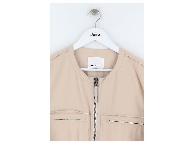 Isabel Marant Mono de algodón beige - vista 2