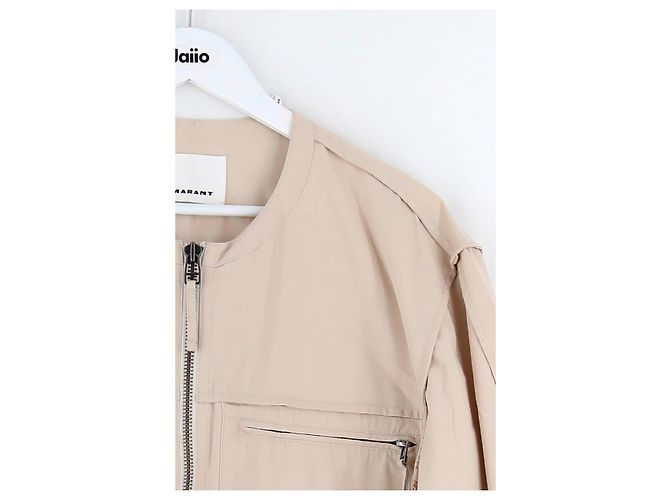 Isabel Marant Mono de algodón beige - vista 3