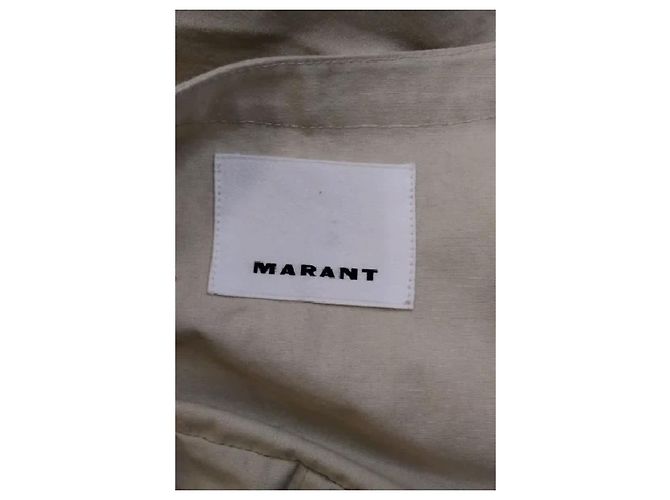 Isabel Marant Mono de algodón beige - vista 5