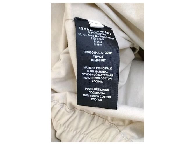 Isabel Marant Mono de algodón beige - vista 6