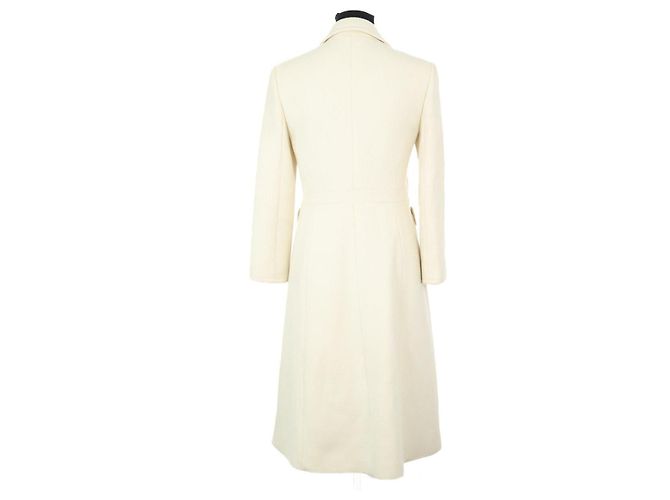 Paule Ka Ecru wool coat Cream - vista 4