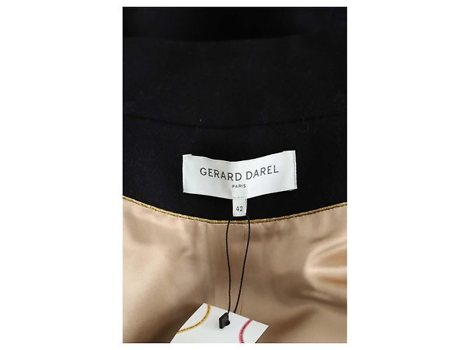 Gerard Darel Abrigo de lana negro - vista 5
