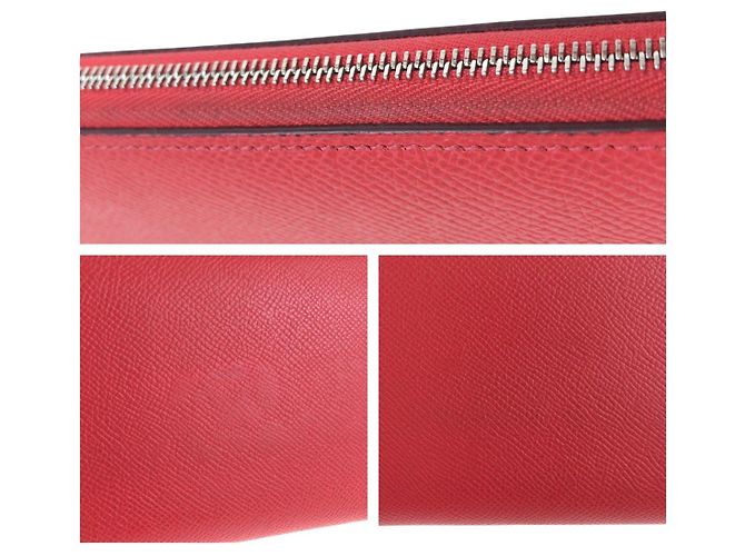 Hermès Azap Silk'in Langer Geldbeutel Rot - Ansicht 4