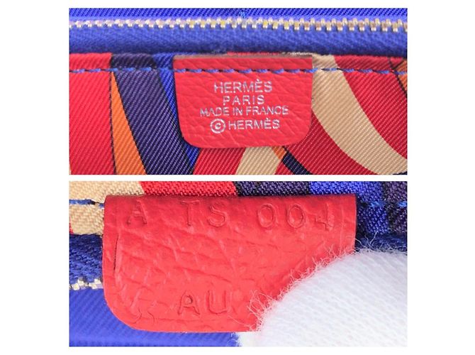 Hermès Azap Silk'in Langer Geldbeutel Rot - Ansicht 5