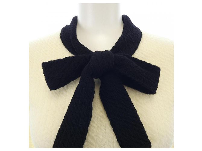 Top de punto Chanel Negro Beige - vista 6
