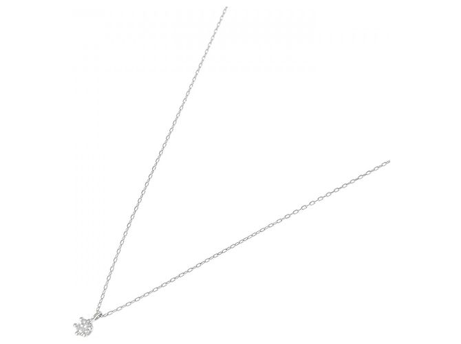 Autre Marque Collana in platino e diamanti Argento - vista 2
