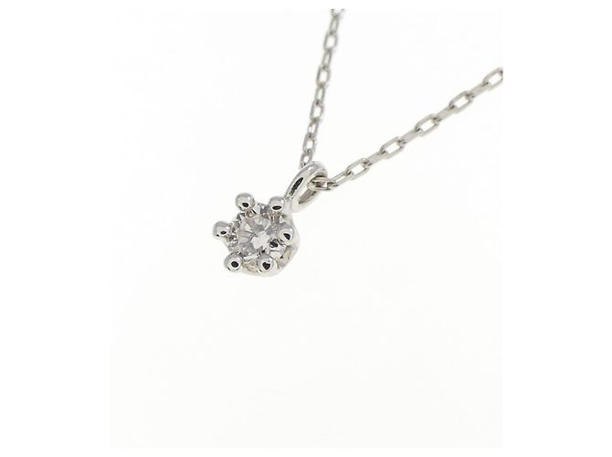 Autre Marque Collana in platino e diamanti Argento - vista 3