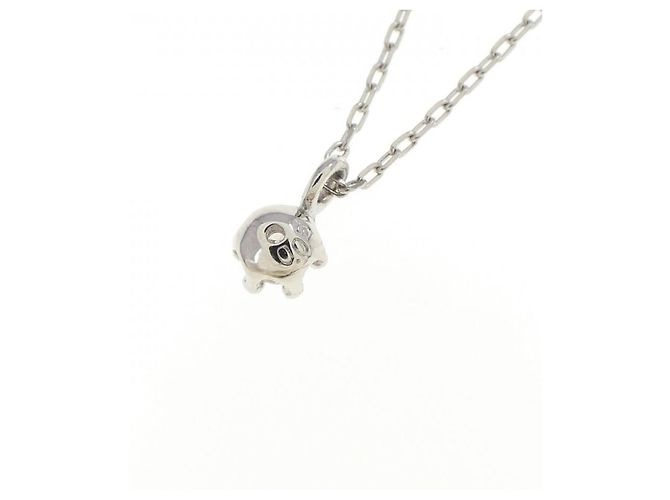 Autre Marque Collana in platino e diamanti Argento - vista 4