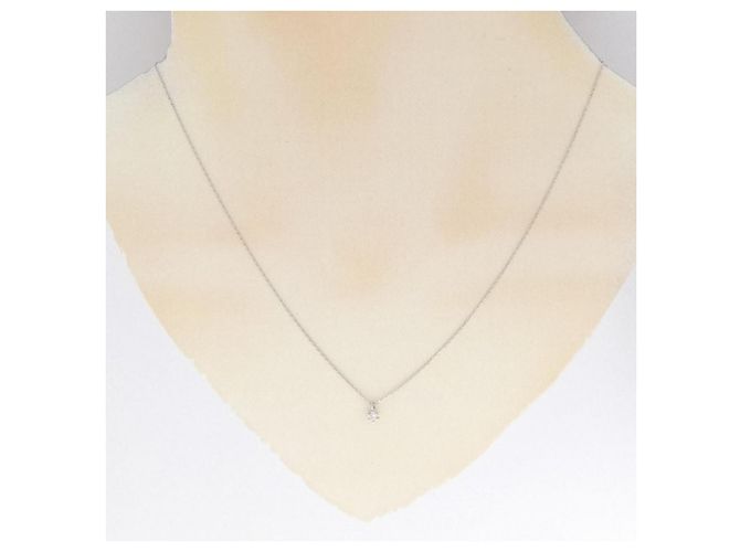 Autre Marque Collana in platino e diamanti Argento - vista 6