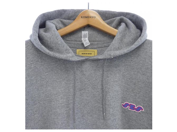 Autre Marque Sudadera de algodón SEVEN BY SEVEN Castaño Gris - vista 5