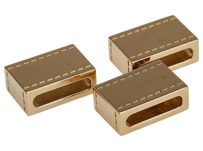 Hermès Schalring-Set mit Hufeisen-Logo-Motiv Golden - Ansicht 4