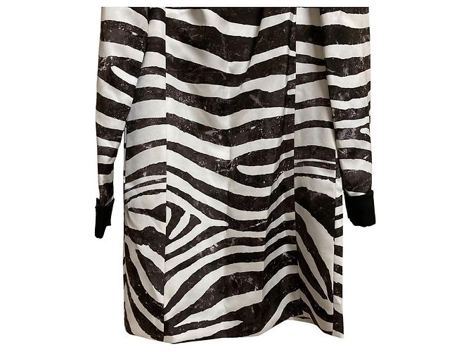 Zebra Kleid von Marc Jacobs Schwarz Weiß - Ansicht 4