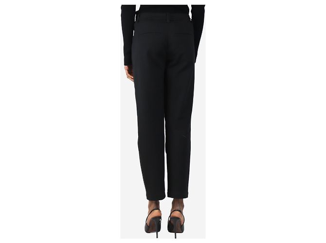 Brunello Cucinelli Calças pretas ajustadas - tamanho UK 6 Preto - vista 3