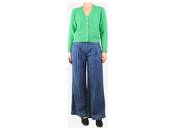 Autre Marque Blaue Jeans mit weitem Bein - Größe UK 8 - Ansicht 2