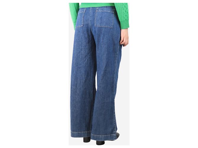 Autre Marque Blaue Jeans mit weitem Bein - Größe UK 8 - Ansicht 3